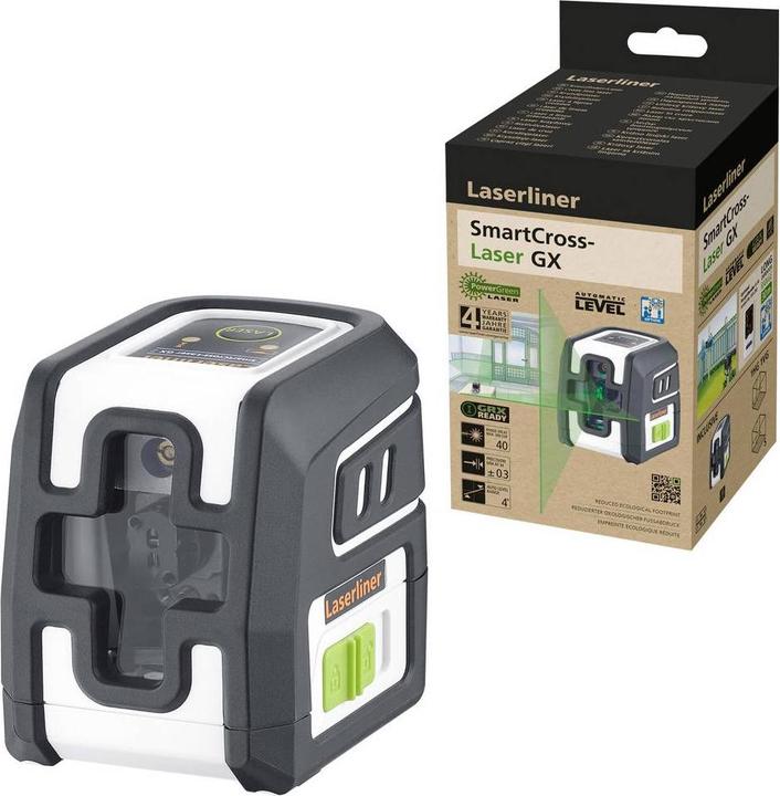 Immagine prodotto Laserliner SmartCross-Laser GX Laser a linee incrociate Portata (max.): 40 m