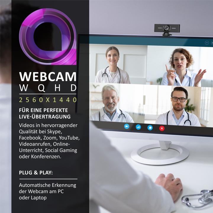 Produktbild Aplic Webcam 2K (5 Mpx)