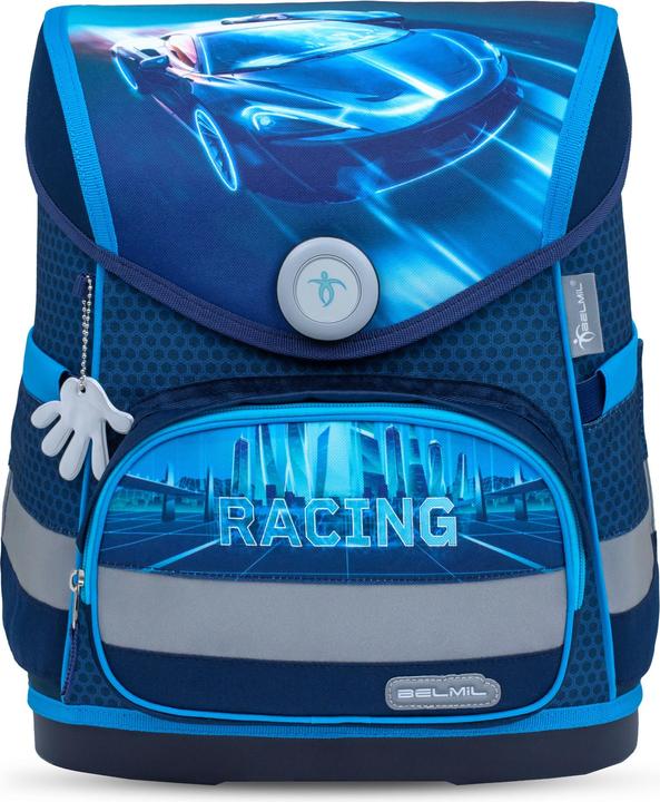 Actual product image Belmil COMPACT Schulrucksack-Set Racing Neon (19 l)