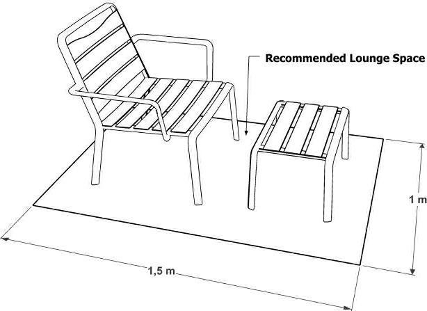 Image du produit Ezeis SPRING Aluminium Chaise basse empilable Prix pour 2 pièces