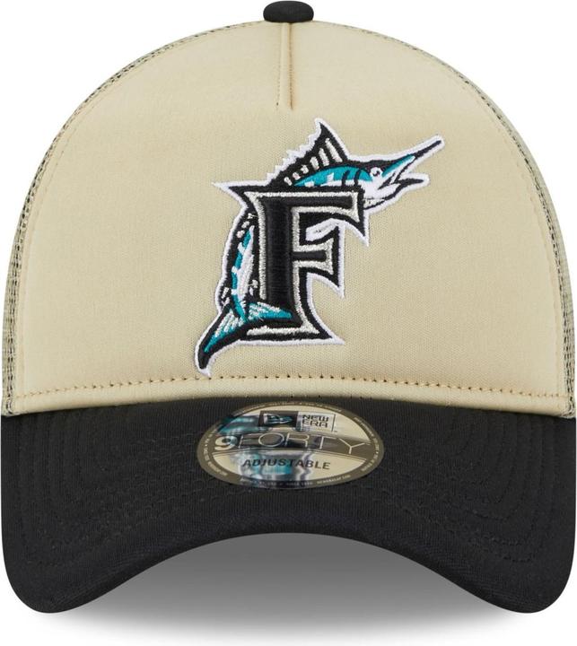 Actual product image New Era 9Forty Trucker Florida Marlins