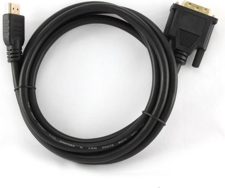 Actual product image Gembird Cablexpert CC-HDMI-DVI-0.5M (0.50 m, HDMI, DVI)