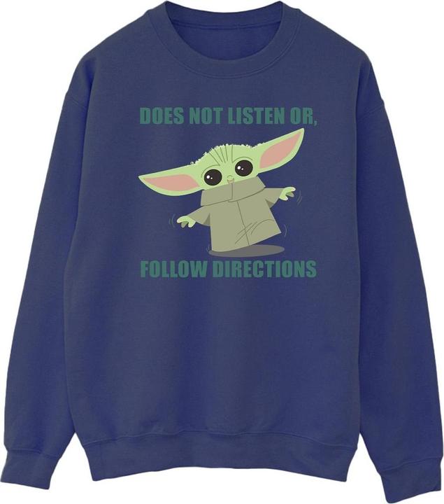 Produktbild Star Wars The Mandalorian Grogu Does Not Listen Sweatshirt (S)