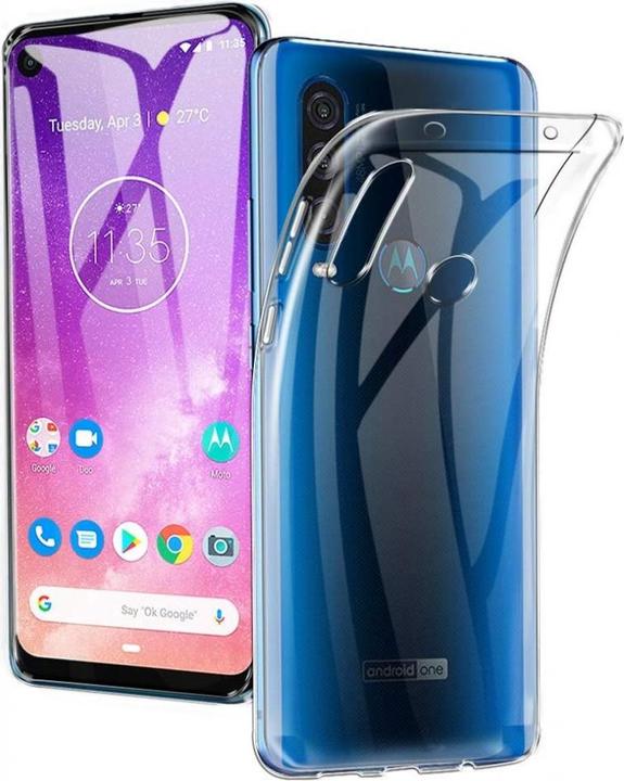 Immagine prodotto Screenguard Custodia Motorola One Action flessibile in TPU trasparente (Motorola One Action)