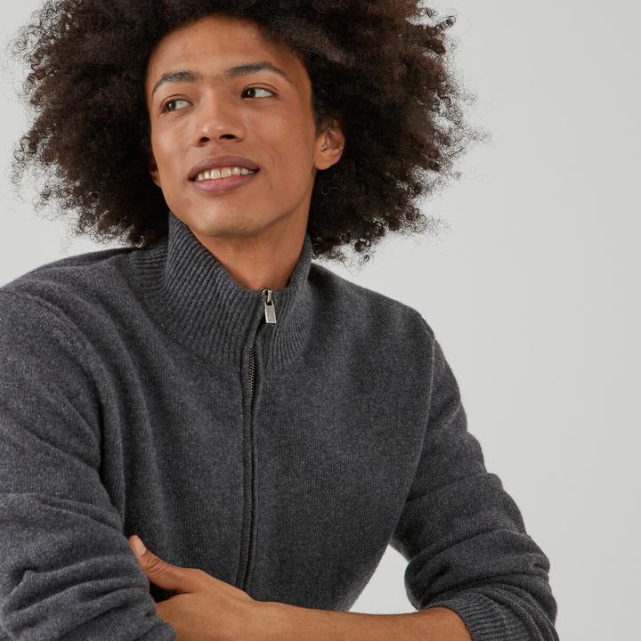 Actual product image La Redoute Collections 100% Lambswool Cardigan (L)