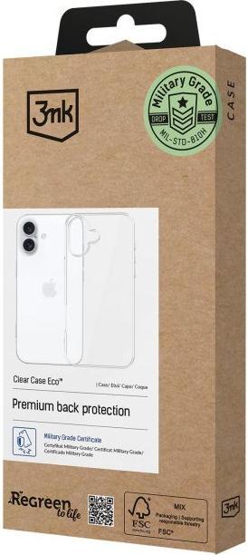 Actual product image 3MK ClearCase Eco iPhone 16 GRS CU 1304127 (Apple iPhone 16)