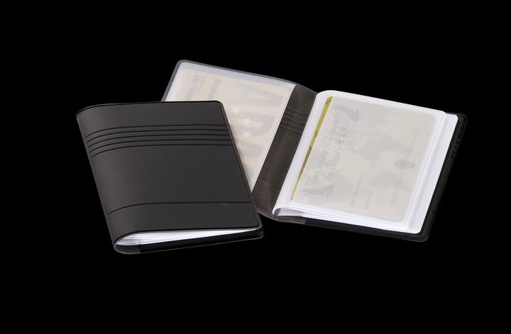 Actual product image Durable 239458 Business card holder charcoal (54 x 85 mm)