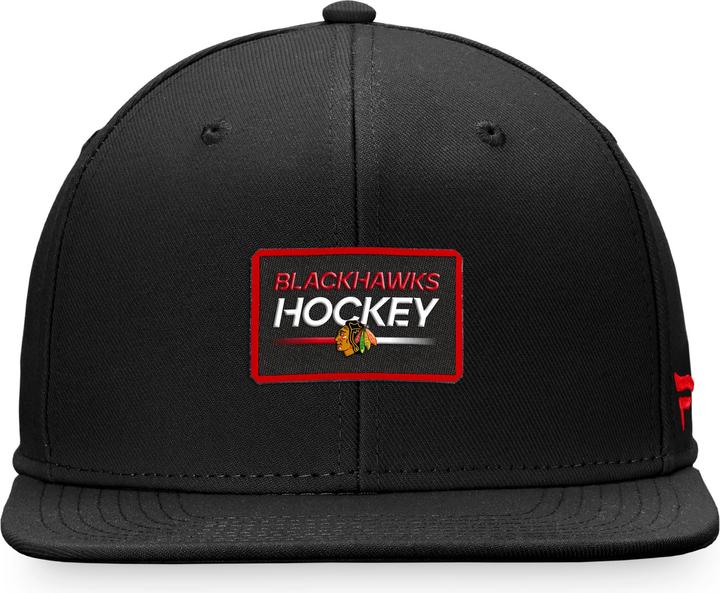 Actual product image IH Authentic Pro Prime Flat Brim Snapback Chicago Blackhawks
