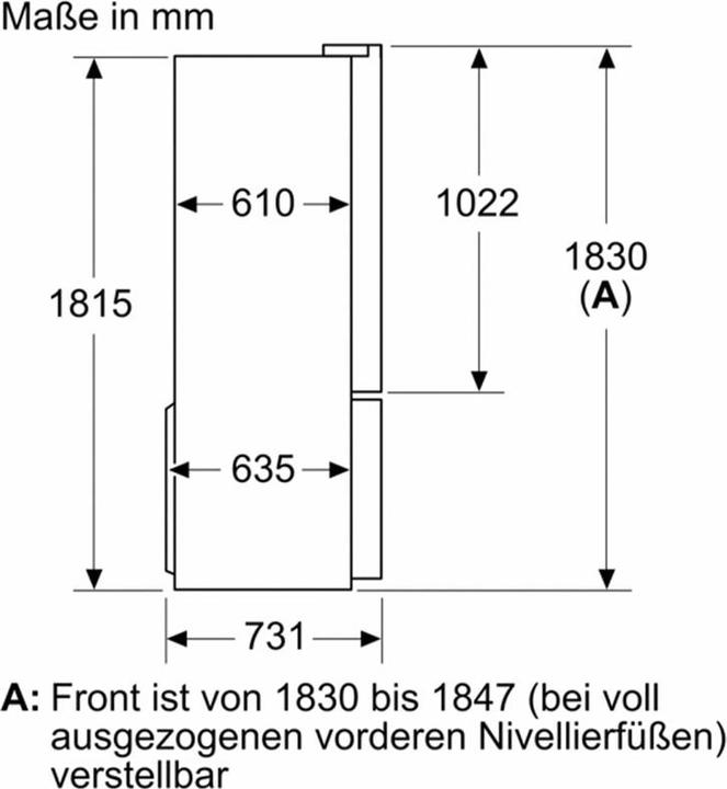 Image du produit Bosch Hausgeräte KFN96VPEA (605 l)