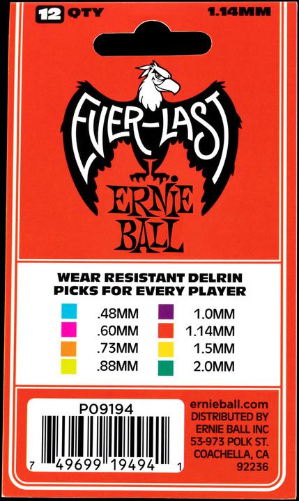 Produktbild Ernie Ball Everlast (12 x, 1.14 mm)