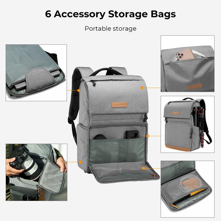 Image du produit K&F Concept 22L Beta Zip (Sac à dos photo, 22 l)