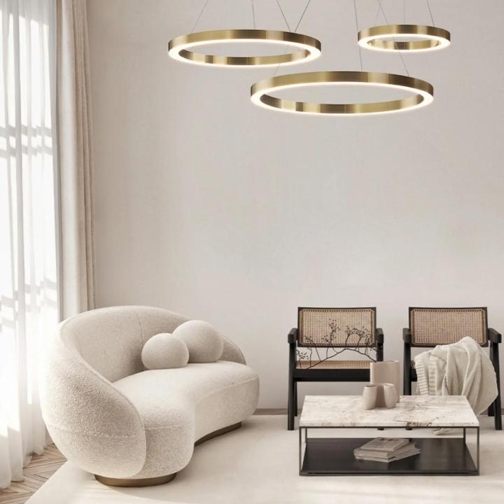 Image du produit Maytoni Saturno LED Suspension, lampe à suspendre 45W laiton blanc neutre (3100 lm)