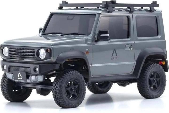 Kyosho Scale Crawler Mini-Z Suzuki Jimny Apio TS4, Grey 1:18, ARTR (RTR Ready-to-Run)