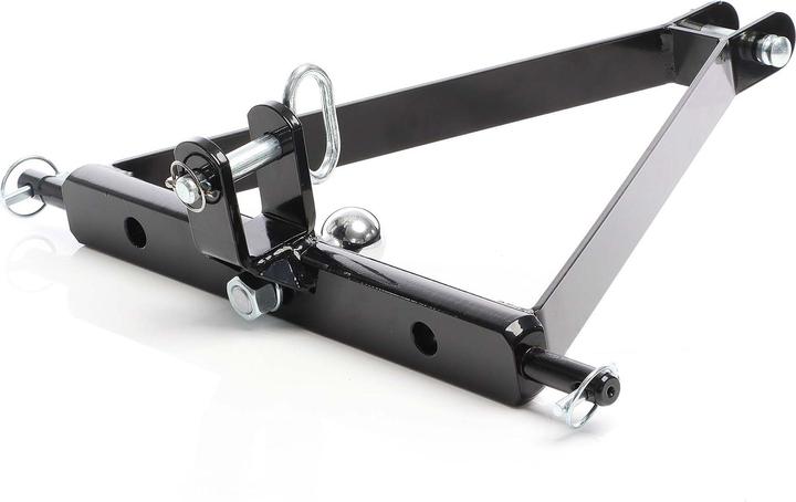 Actual product image Wiltec Tractor rail 610mm three-point hitch drawbar ball head anti-twist