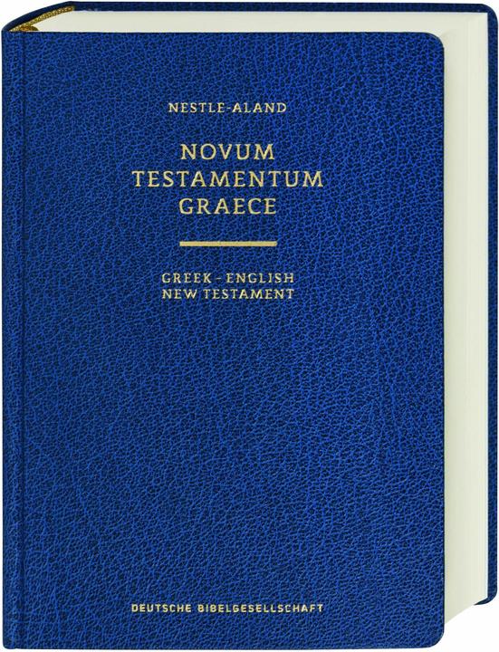 Produktbild Novum Testamentum Graece (Nestle-Aland) (Griechisch, Englisch, Münster, Institut für Neutestamentliche Textforschung, 2013)