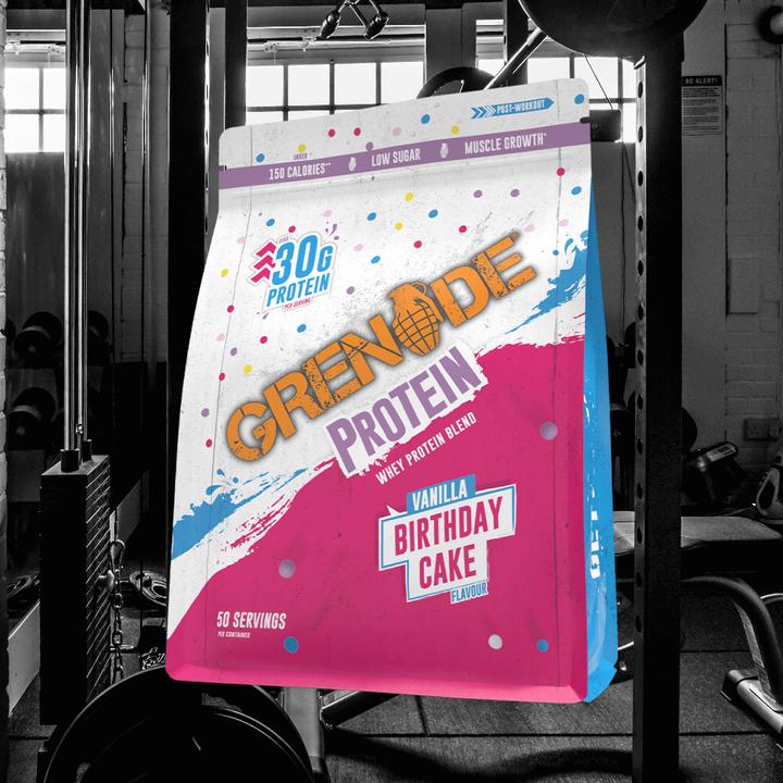 Actual product image Grenade Protein Whey 2KG (Birthday cake, 1 pcs., 2000 g)
