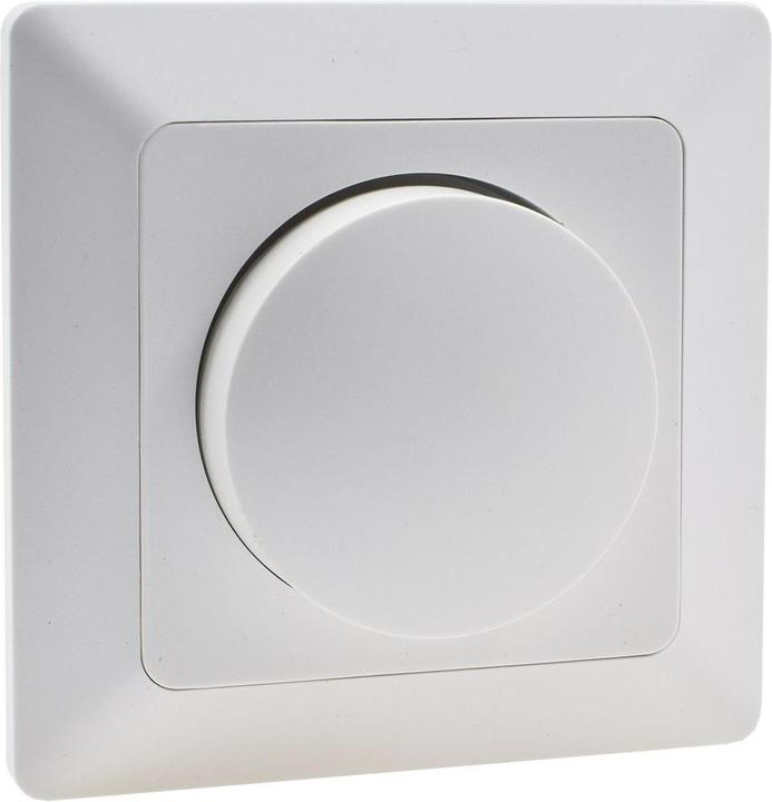 Chilitec MILOS Drehdimmer-Schalter 22781, UP, 3...60 W, 250 V, für LED-Lampen, weiss