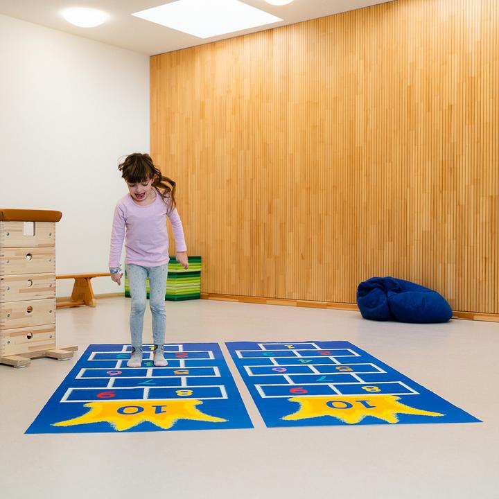 Produktbild Würfelwelt Spielteppich Hüpfkönig