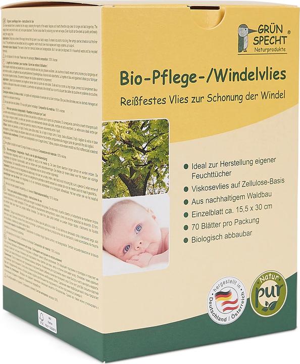 Grünspecht Pflege und Windelvlies (One Size, 70 Stück)