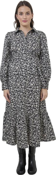 Actual product image Vertbaudet Floral dress for pregnancy and breastfeeding with button placket (32)
