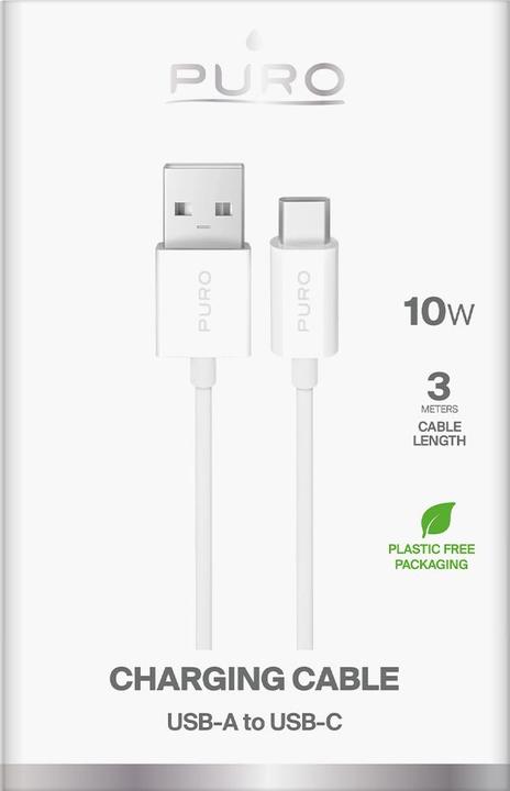 Produktbild Puro Kabel (3 m, USB 2.0, 10 W)