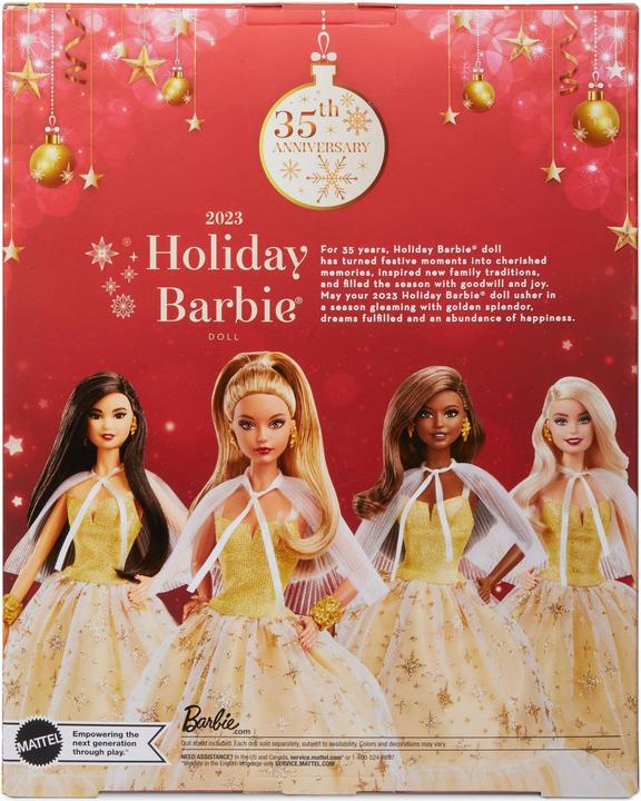 Produktbild Barbie Signature Holiday Doll 3