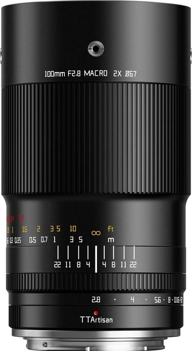 Image du produit TTArtisan 100mm f/2,8 Macro 2X Tilt-Shift Fuji X (Fujifilm X, Plein format)