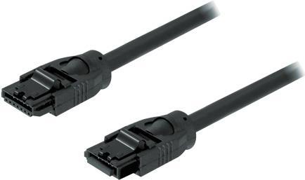 Actual product image Tecline eSATA 3.0 cable, 7pin eSATA St. / 7pin SATA St, 1.0 m data cable to connect external SATA 3.