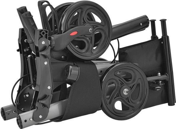 Image du produit Juskys Rollator Vital avec siège & sac à provisions