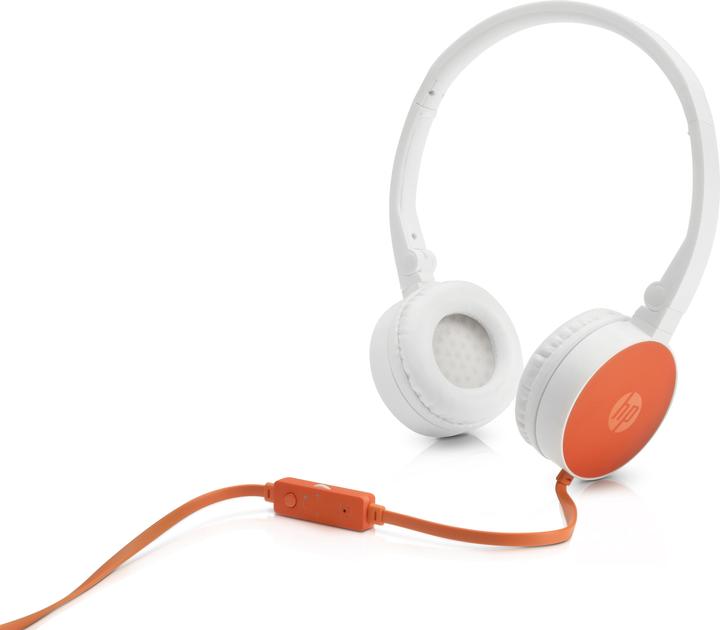 Actual product image HP H2800 Orange Headset (Cable)