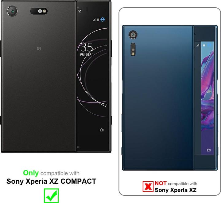Actual product image Cadorabo Case for Sony Xperia XZ COMPACT with belt clip (Sony Xperia X Compact)