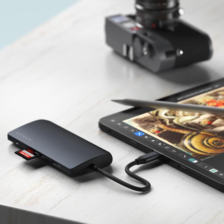 Produktbild Satechi USB-C Multiport 8k mit Ethernet V3 (USB-C, 8 Ports)