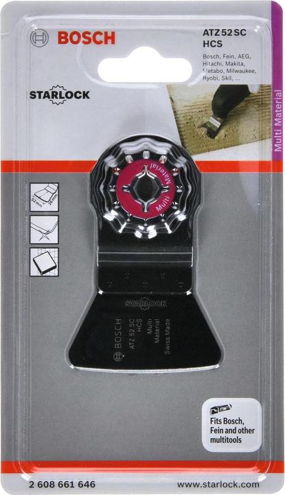 Produktbild Bosch Professional Zubehör HCS Schaber ATZ 52 SC, biegesteif, 52 x 26 mm, 1er-Pack