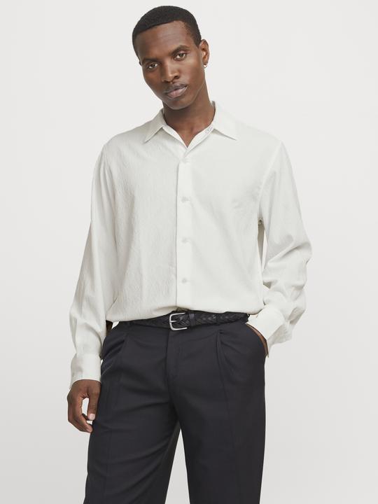 Actual product image Jack & Jones Jprblatrend Jacquard L/S Shirt Styd Aw24 (S)