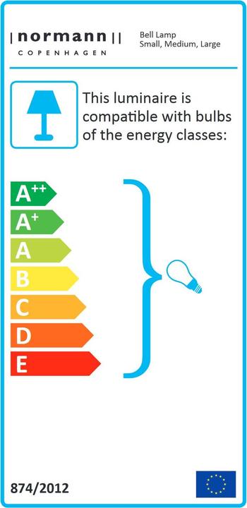 Etichetta energetica Normann Copenhagen Lampada a campana (G9)