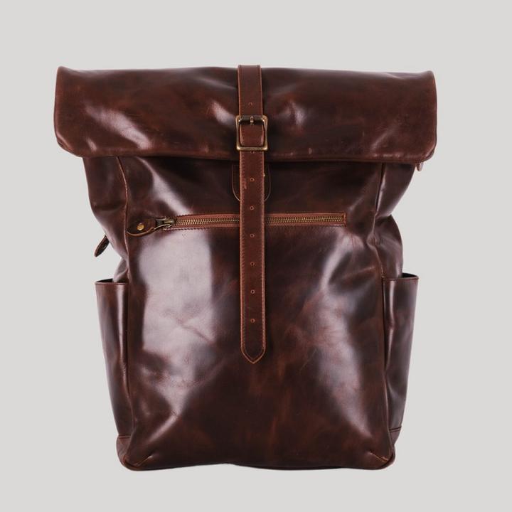 Buckle & Seam Rolltop Rucksack Nomad Braun/Dots (30 l)