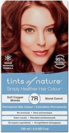 Produktbild Tints Of Nature 7R Soft Copper Blonde Permanent Haarfarbe 130ml (7R Soft Copper Blonde)