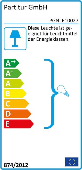 Energie-Label Twister Lighting Twister Pure (E27)
