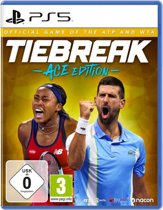 Produktbild Nacon Gaming TIEBREAK: Official Game of the ATP and WTA (PS5, DE, FR)