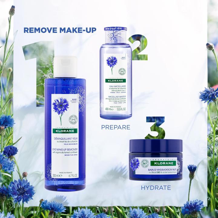 Produktbild Klorane Augen-Make-up-Entferner mit BIO-Kornblume Empfindliche Augen (Make-Up Entferner, 200 ml)
