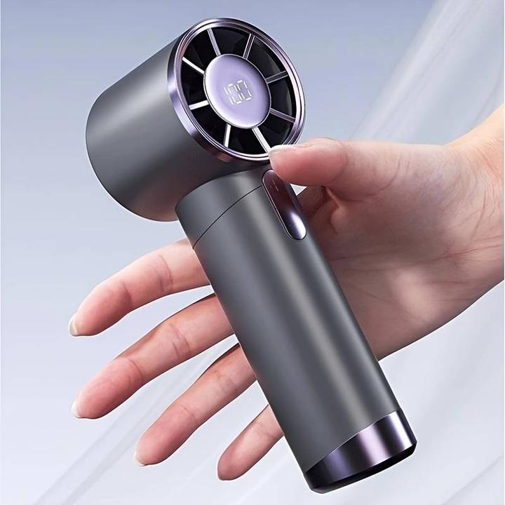Produktbild PhoneLook Kompakter leistungsstarker tragbarer Ventilator mit 100 Geschwindigkeitsstufen und LED-Anzeige