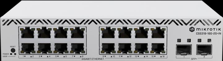 Produktbild MikroTik Commutator NET SWITCH 24PORT 1000M 2SFP+/CSS318-16G-2S+IN (18 Ports)