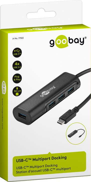 Produktbild Goobay 4-fach USB-C HUB (USB-C, 4 Ports)