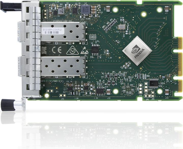 Image du produit Mellanox CONNECTX®-6 LX EN ADAPTER CARD 25GBE OCP3.0 WITH HOST MANAGEMENT DUAL-PORT SFP28 PCIE 4.0 X8 NO C...