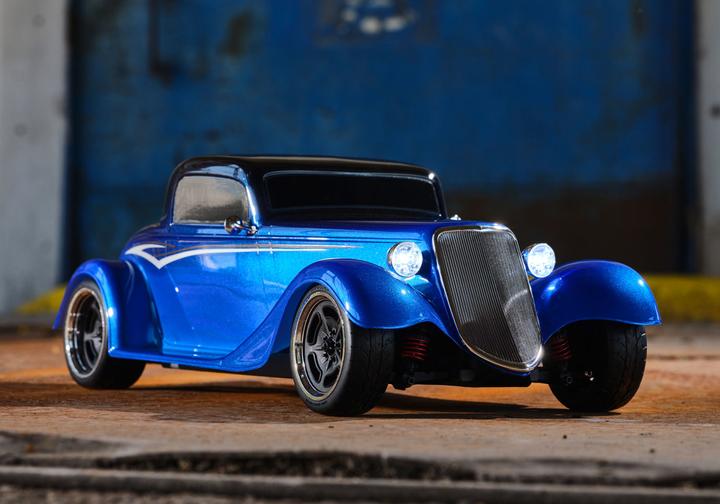 Produktbild Traxxas Factory Five Hot Rod 33 Coupe 1/9 4Tec 3.0 Tourenwagen Elektro Brushed RTR Blau (RTR Ready-to-Run)