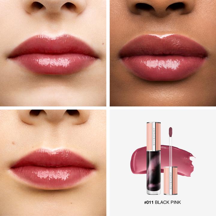 Immagine prodotto Givenchy Le Rose Perfecto Balsamo Labbra Liquido 011 Black Pink 6ml (011 Nero Rosa)