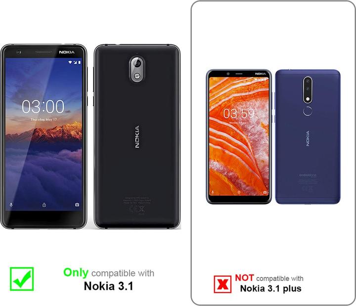 Immagine prodotto Cadorabo Copertina magnetica invisibile del libro (Nokia 3.1)