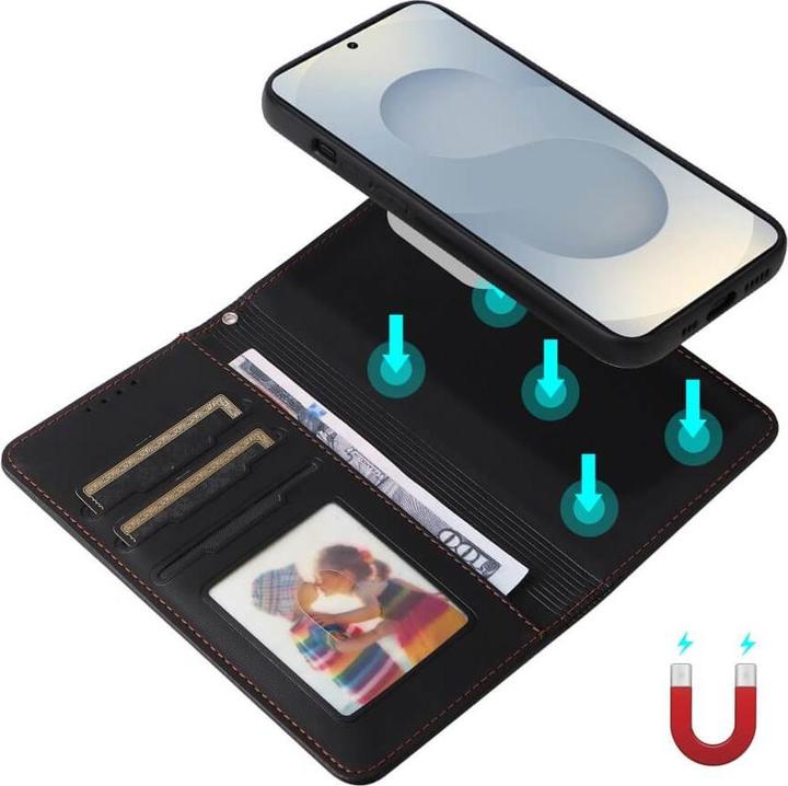 Immagine prodotto Cover-Discount Galaxy S25 Edge - Teilbare Brieftasche 2-in-1 Handyhülle (Samsung Galaxy S25 Edge)