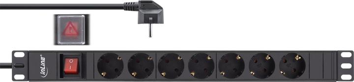 Produktbild InLine 19" Steckdosenleiste (7 x, CEE 7/3, 2 m)