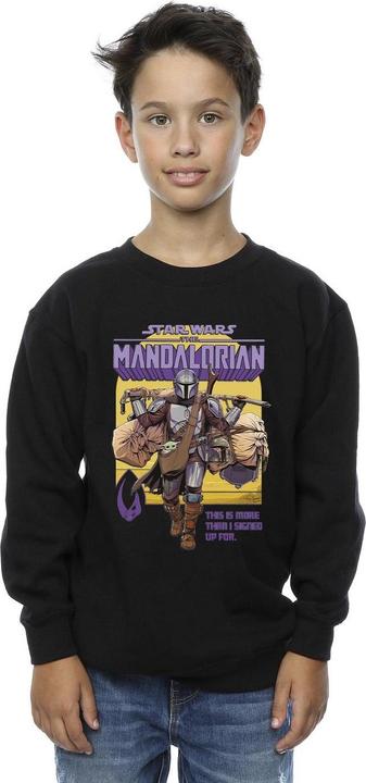 Produktbild Star Wars The Mandalorian More Than I Signed Up For Sweatshirt Jungen (152, 158)